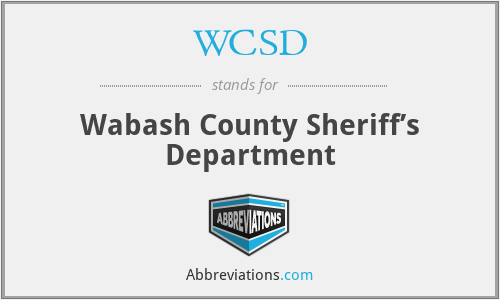 WCSD - Wabash County Sheriff’s Department