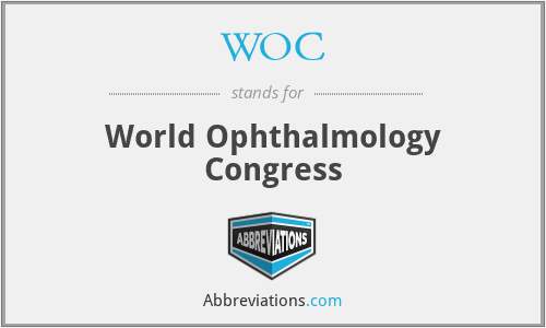 WOC - World Ophthalmology Congress