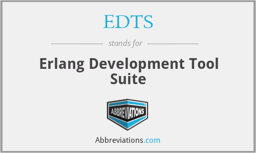 EDTS - Erlang Development Tool Suite