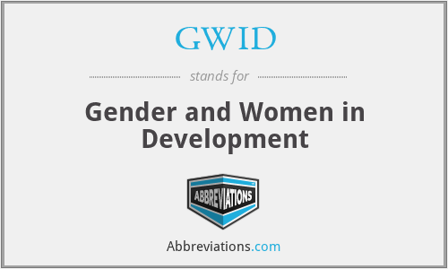 GWID - Gender and Women in Development