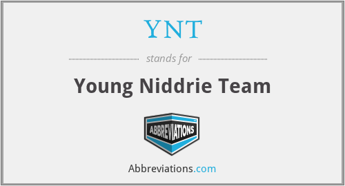 YNT - Young Niddrie Team