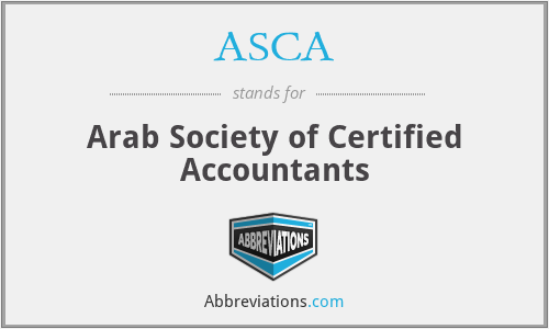 ASCA - Arab Society of Certified Accountants