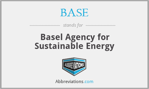 BASE - Basel Agency for Sustainable Energy