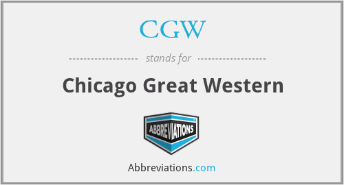 CGW - Chicago Great Western