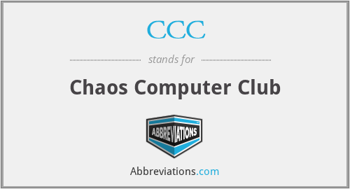 CCC - Chaos Computer Club