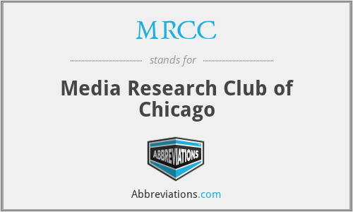 MRCC - Media Research Club of Chicago