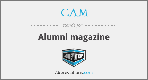 CAM - Alumni magazine