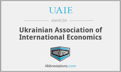 UAIE - Ukrainian Association of International Economics