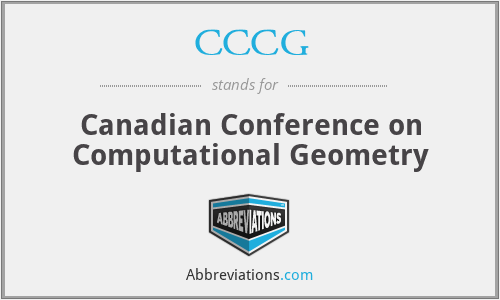 CCCG - Canadian Conference on Computational Geometry