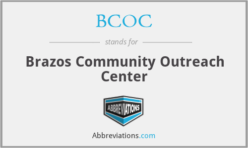 BCOC - Brazos Community Outreach Center