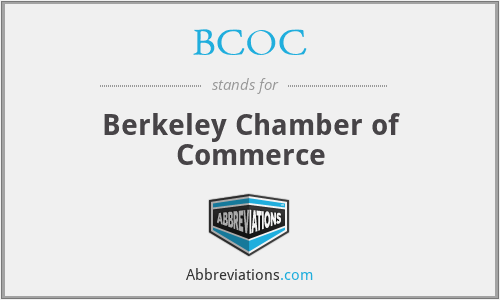 BCOC - Berkeley Chamber of Commerce