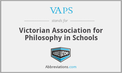 VAPS - Victorian Association for Philosophy in Schools