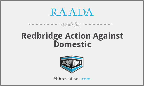 RAADA - Redbridge Action Against Domestic