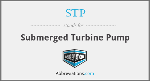STP - Submerged Turbine Pump
