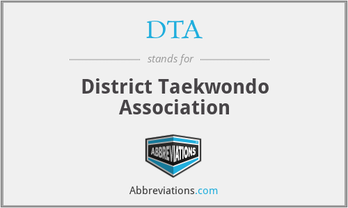 DTA - District Taekwondo Association