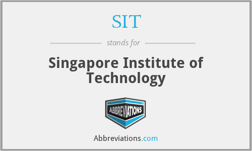 SIT - Singapore Institute of Technology