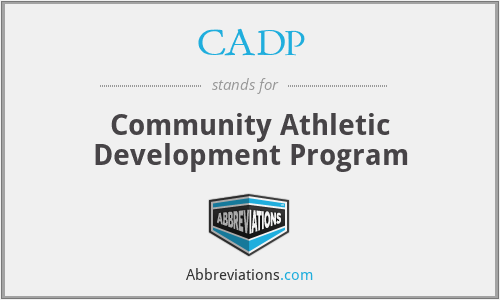CADP - Community Athletic Development Program