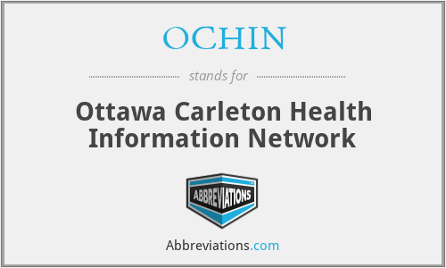 OCHIN - Ottawa Carleton Health Information Network