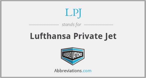 LPJ - Lufthansa Private Jet