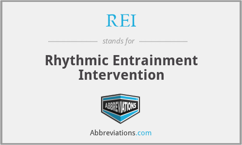 REI - Rhythmic Entrainment Intervention