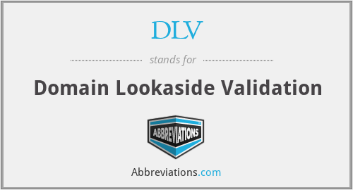 DLV - Domain Lookaside Validation