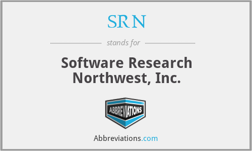 SRN - Software Research Northwest, Inc.