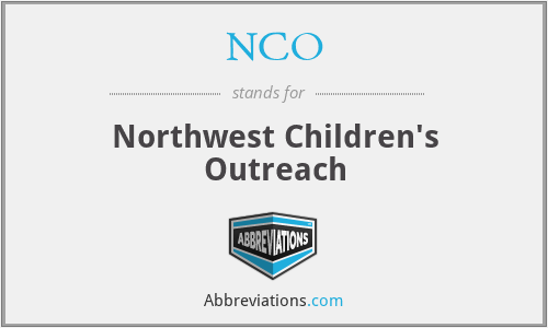 NCO - Northwest Children's Outreach