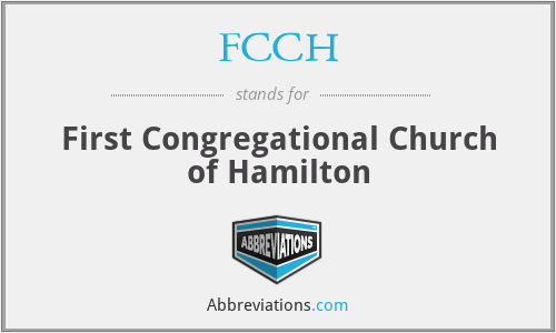 FCCH - First Congregational Church of Hamilton