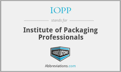 IOPP - Institute of Packaging Professionals