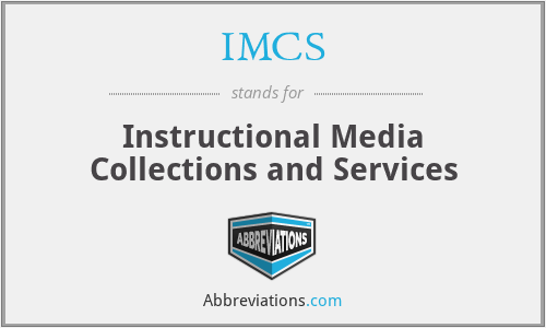 IMCS - Instructional Media Collections and Services