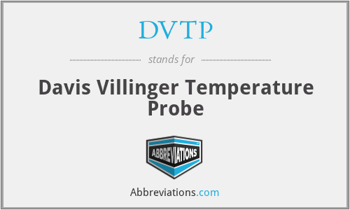 DVTP - Davis Villinger Temperature Probe