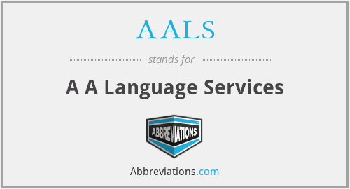 AALS - A A Language Services