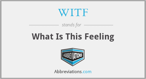 WITF - What Is This Feeling