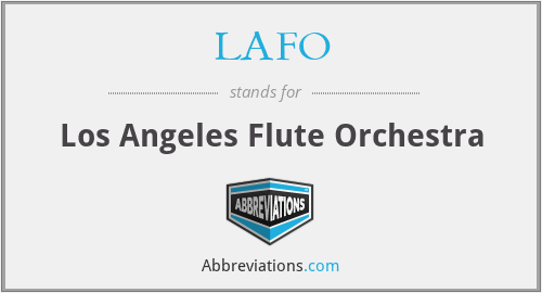 LAFO - Los Angeles Flute Orchestra