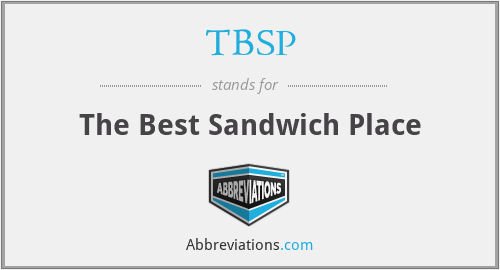 TBSP - The Best Sandwich Place