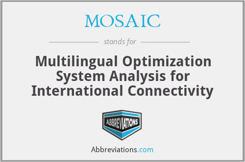MOSAIC - Multilingual Optimization System Analysis for International Connectivity