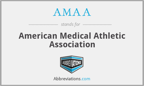 AMAA - American Medical Athletic Association