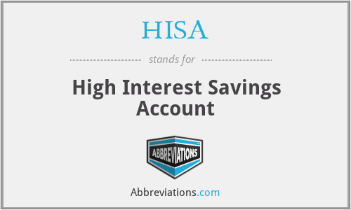 HISA - High Interest Savings Account