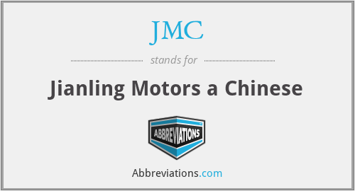 JMC - Jianling Motors a Chinese