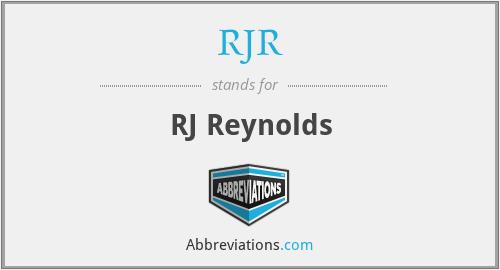 RJR - RJ Reynolds