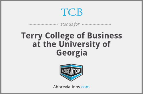 TCB - Terry College of Business at the University of Georgia