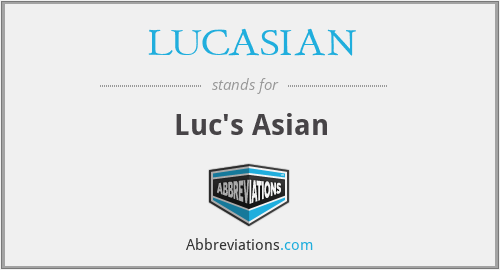 LUCASIAN - Luc's Asian