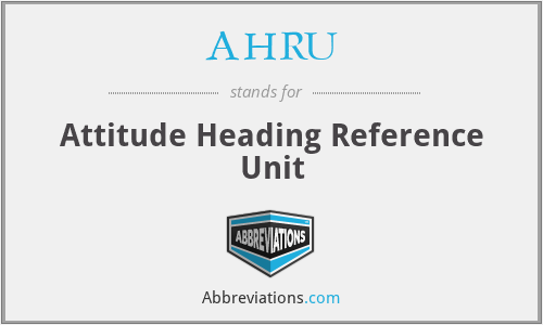 AHRU - Attitude Heading Reference Unit