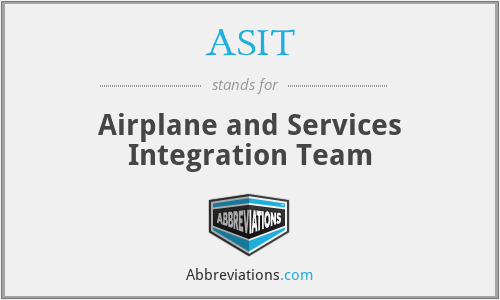 ASIT - Airplane and Services Integration Team