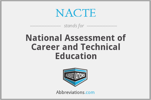 NACTE - National Assessment of Career and Technical Education