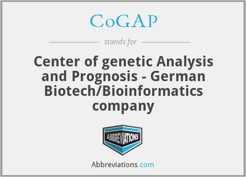 CoGAP - Center of genetic Analysis and Prognosis - German Biotech/Bioinformatics company