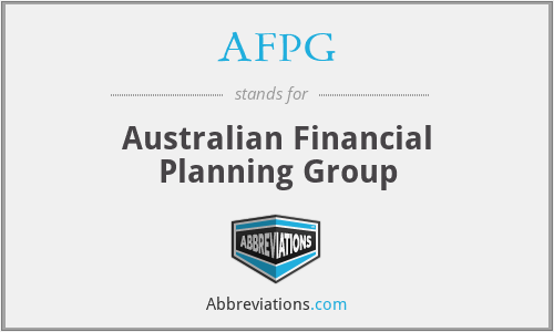 AFPG - Australian Financial Planning Group