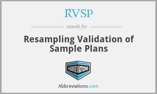 RVSP - Resampling Validation of Sample Plans