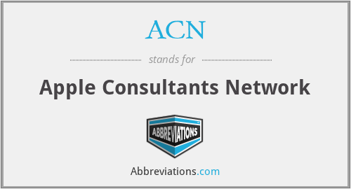 ACN - Apple Consultants Network
