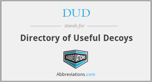 DUD - Directory of Useful Decoys